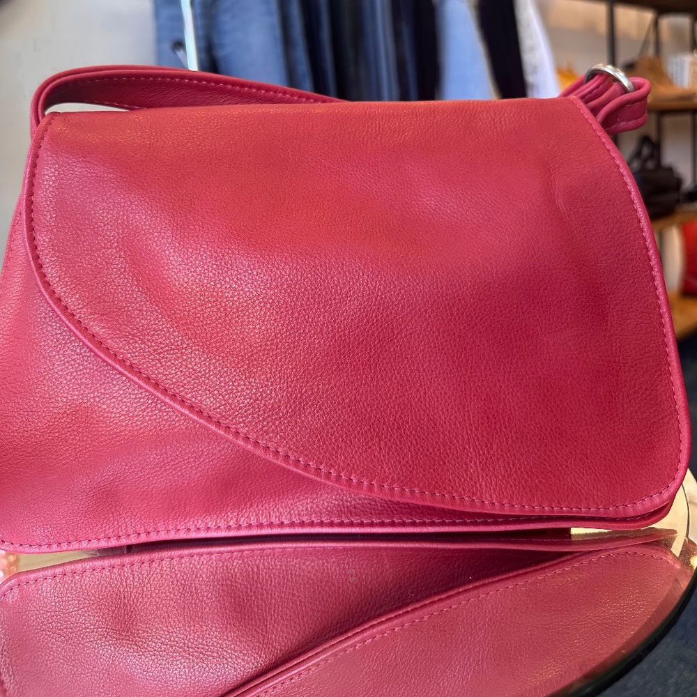 YKK Vintage Italian Leather Crossbody